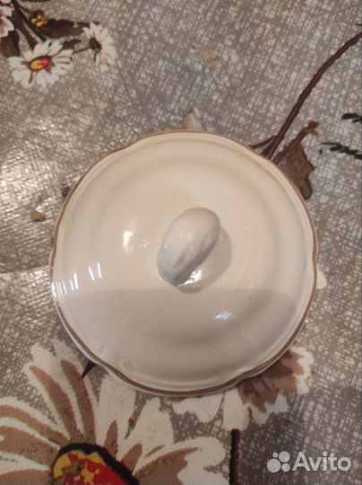 Крышка для сахарницы фарфор