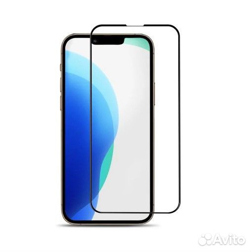 Защитное стекло 3D с сеточкой 13/13Pro