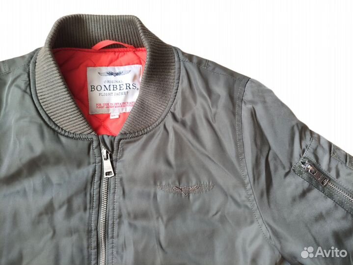 Bombers Фирменный бомбер хаки М