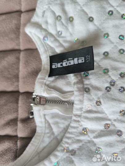 Футболка нарядная с пайетками 116-122