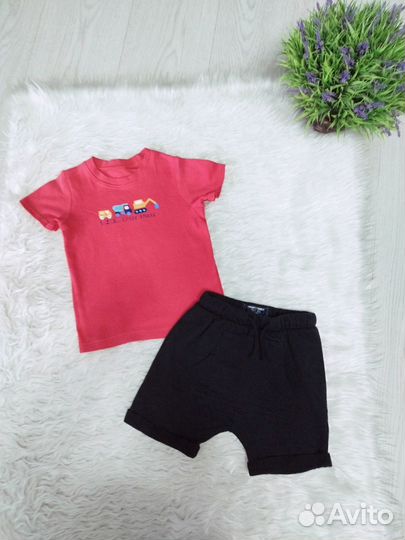Фирменные комплекты лето мальчику 86-92 см