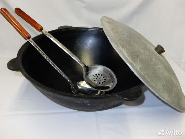 Казан чугунный 22л