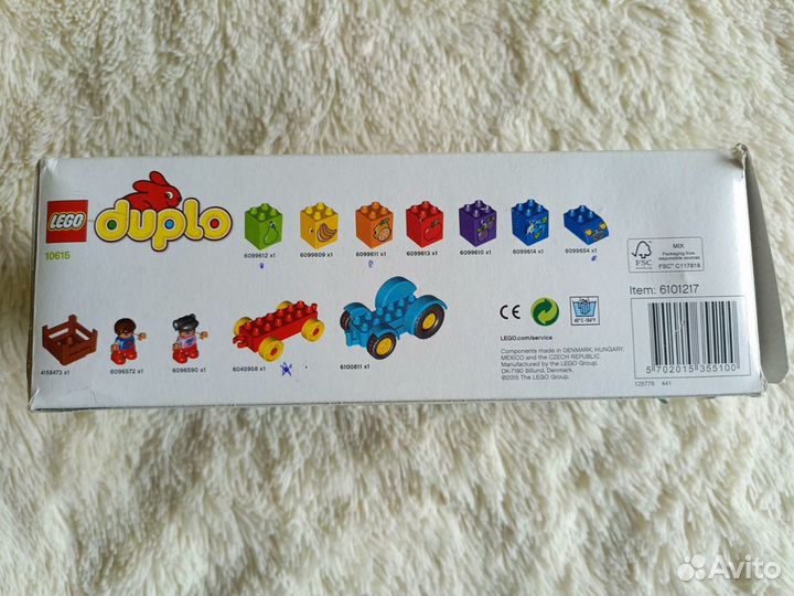 Lego duplo 10615 Мой первый трактор оригинал