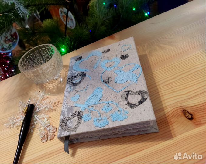 Блокнот ручной работы Птицы