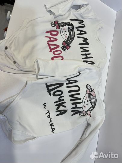 Боди для девочки 80