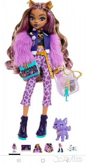 Кукла Monster high Clawdeen wolf refresh