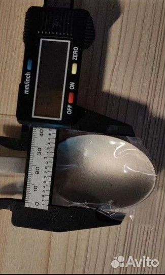 Титановая ложка,вилка.Титановый набор