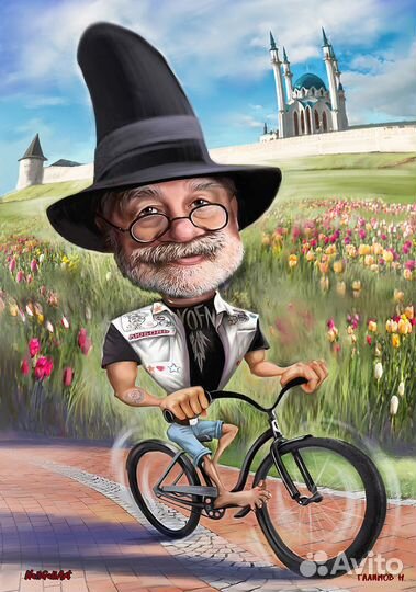 Шарж, рисунок