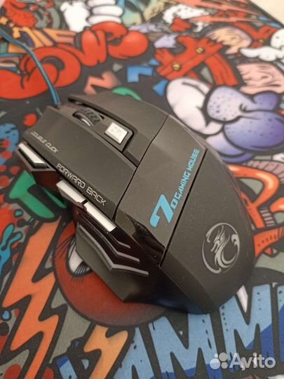 Игровой комплект RGB клавиатура мышь коврик