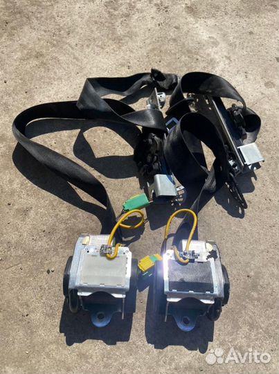 Ремень безопасности Фольксваген Туарег 7L передний