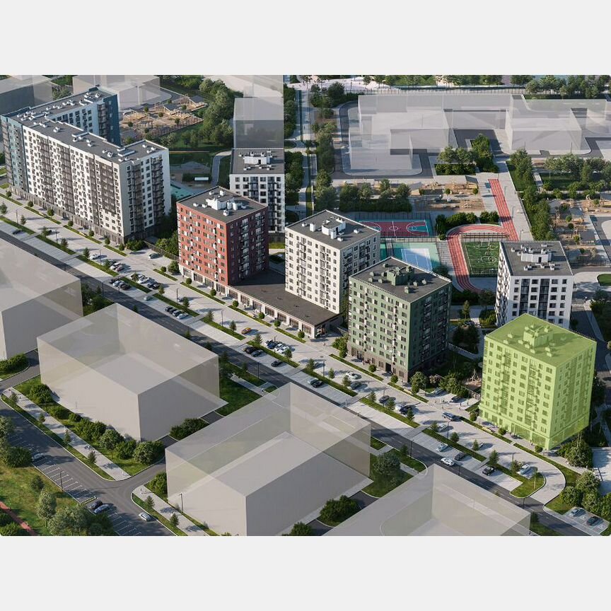 1-к. квартира, 38 м², 7/9 эт.