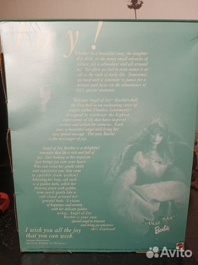 Кукла Барби Ангел Радости 1998 год