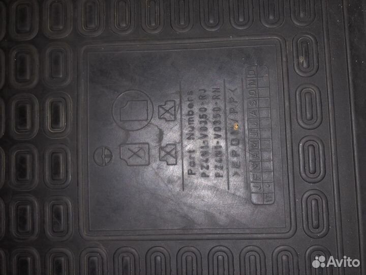 Оригинальные коврики тойота камри 55