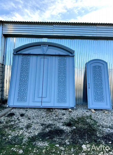 Ворота в Махачкале с отдельной калиткой на заказ