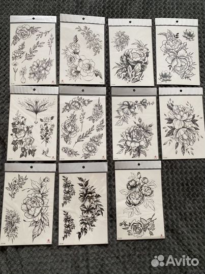 Временные переводные татуировки