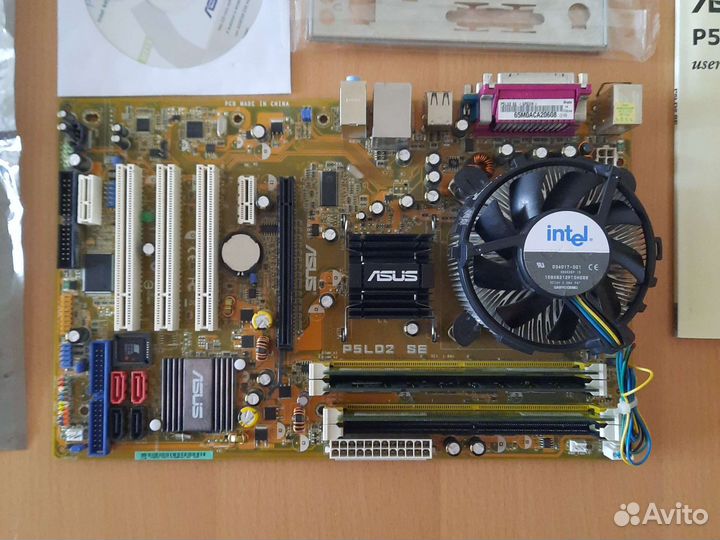 Материнская плата asus P5LD2 SE, i945P+ICH7R