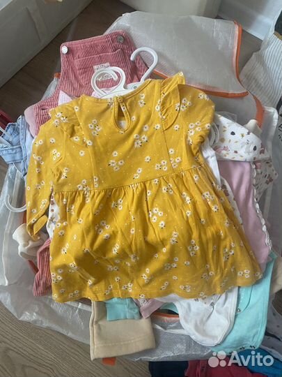 Вещи пакетом на девочку Новые 80,86,92