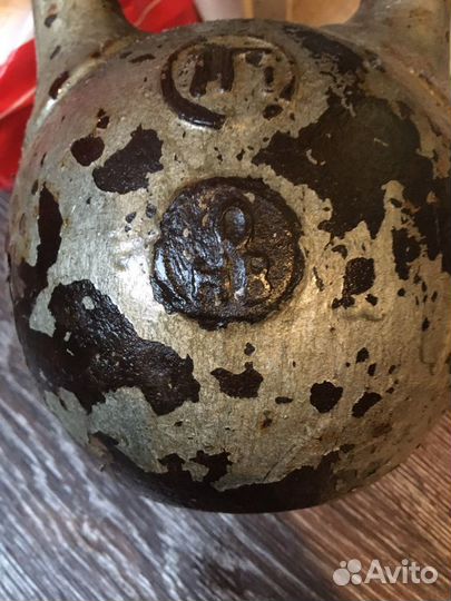 Гиря 1 пуд. Царская 1912г лимитированная