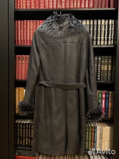 Кожаная дубленка