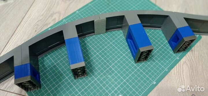 Lego duplo паровоз железная дорога детали моста