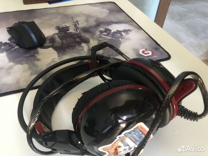 Наушники игровые с микрофоном
