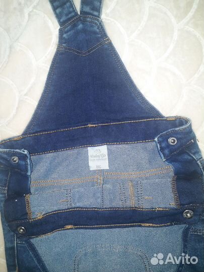 Джинсовый комбинезон