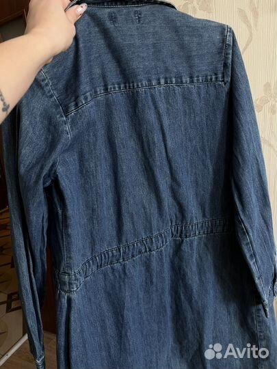 Джинсовое платье