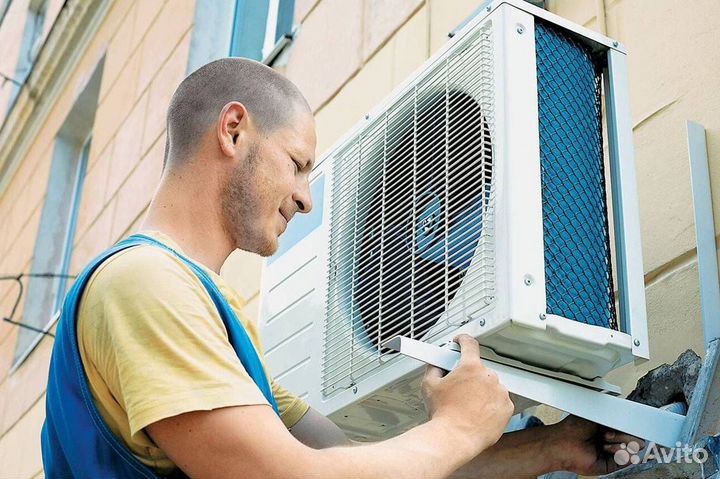 Установка кондиционеров, монтаж кондиционеров Волг