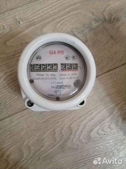 Поверенный Газовый счетчик g4 рл