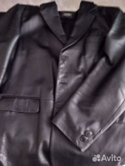 Кожаная куртка мужская