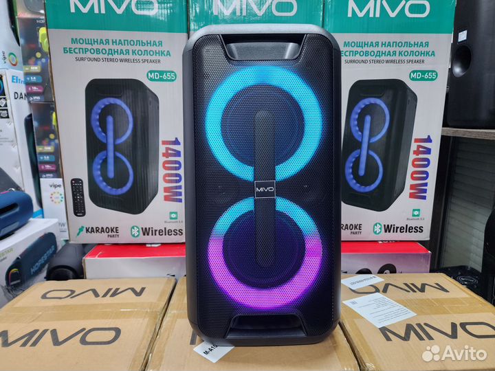 Mivo MD 655 100Ватт мощная колонка караоке