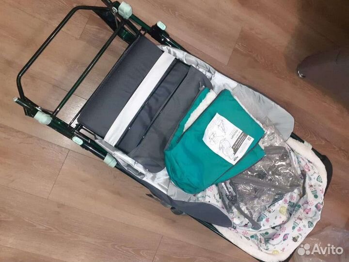 Детские санки коляска ника
