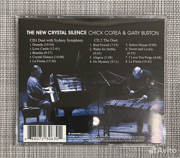Chick Corea & G.Burton-The New Crystal Silence 2CD