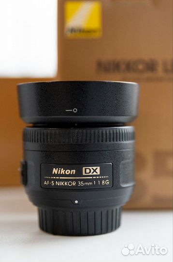 Объектив Nikon 35 mm f/1.8G AF-S DX Nikkor