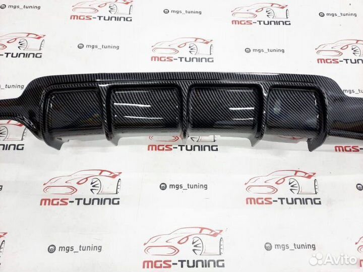 Диффузор BMW 4 F32 M-Performance 2x0 Под карбон