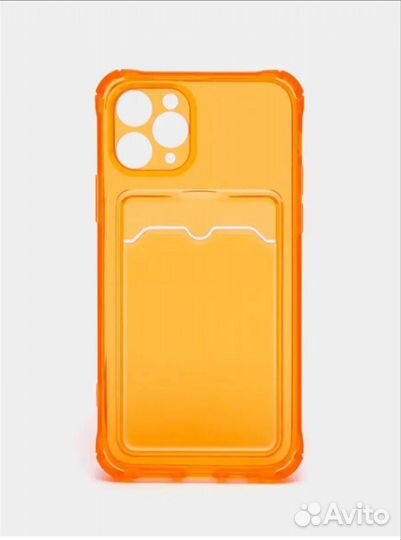 Силиконовый прозрачный чехол на iPhone 12 pro