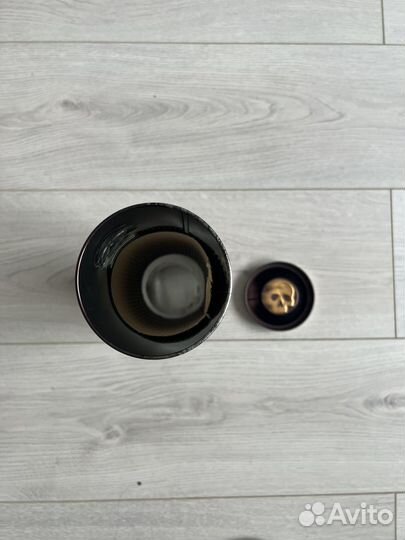 Тубус с черепом железный