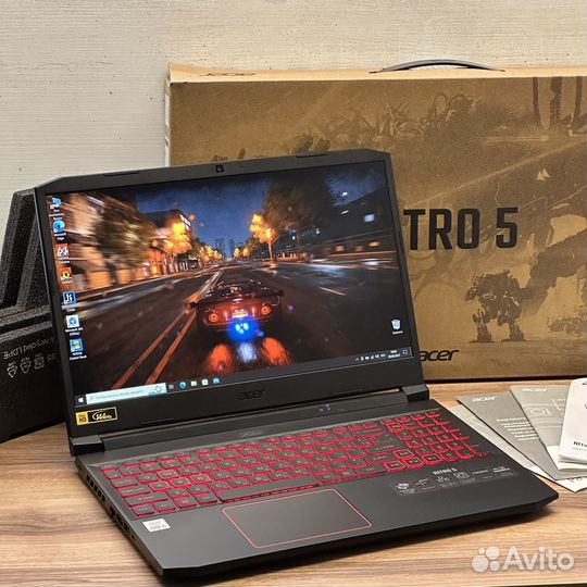 Acer Nitro 5 15.6 144Hz I5-10th/16GB/RTX 3050/SSD