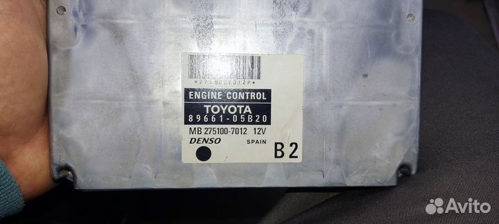 Мозги эбу toyota avensis t25
