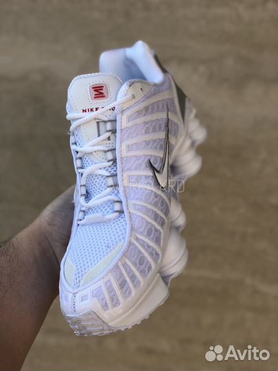 Кроссовки Nike Shox TL White Mettalic Silver