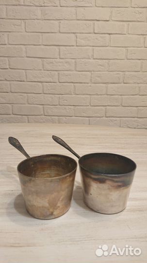 Кокотницы мельхиор СССР