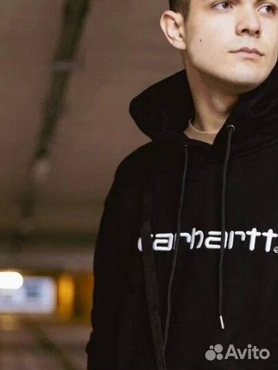 Худи carhartt черное