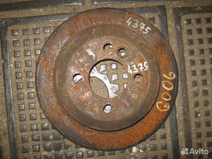 Диск тормозной задний Mini Cooper S R56