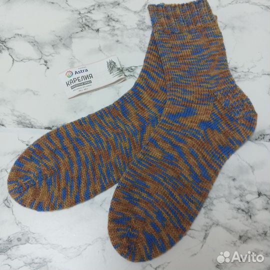 Носки унисекс шерстяные ручной работы
