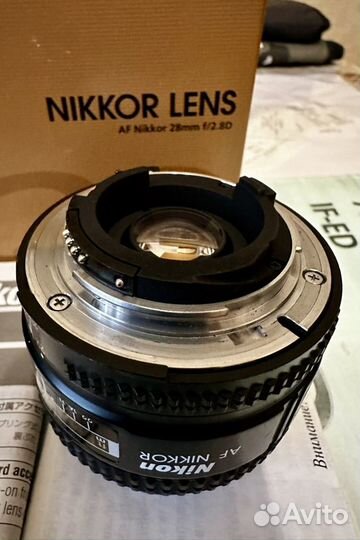 Объектив nikkor AF 28mm f/2.8D