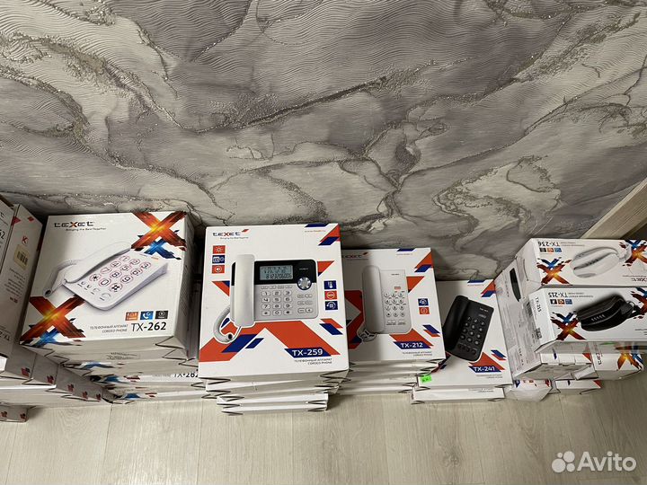 Проводные телефонные аппараты texet