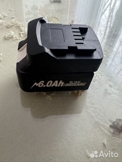 Аккумулятор makita 18v 6ah