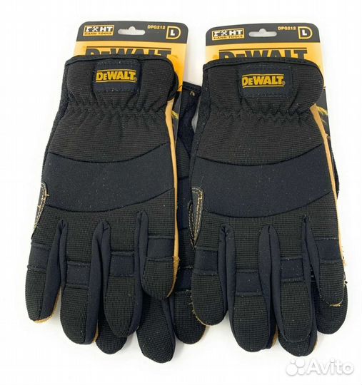 Перчатки dewalt защитные M и L