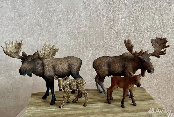 Schleich Волки Медведи Лоси Лисы и др