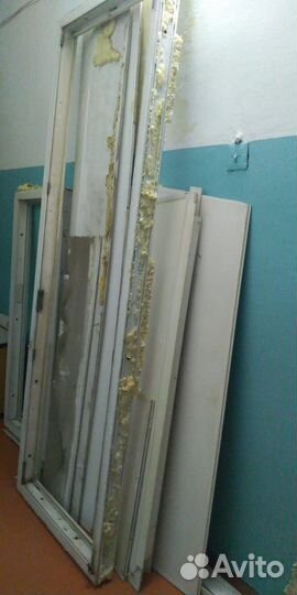 Балконная дверь с окном бу